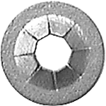 #8 FLANGED PUSH NUT 3/8 OD