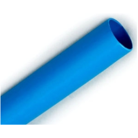 1/8X6"  BLUE THIN WALL HEAT SHRINK TUBE