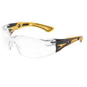 BOLLE RUSH+ SAFETY GLASSES CLEAR