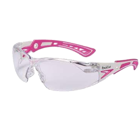 BOLLE PINK SMALL RUSH+ SAFETY GLASSES