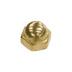 1/2-13 ACORN NUT BRASS