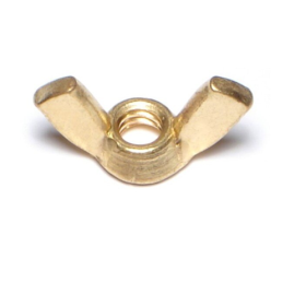 1/4-20 BRASS WING NUT