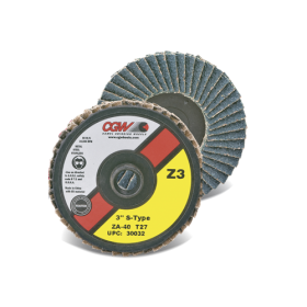 2 ZIRK 36-RB ROLOC STYLE FLAP DISC