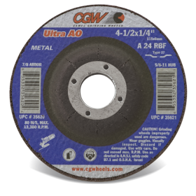 4-1/2 X 1/4 X 5/8-11 A24R GRINDING WHEEL