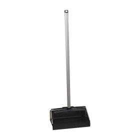 LOBBY DUST PAN WITH HANDLE BLACK