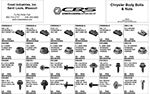 CHRYSLER BODY BOLTS AND NUTS
