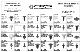 NYLON PUSH & SCREW-IN RETAINERS