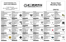 ROCKER MOULDING CLIPS
