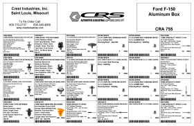 2015 FORD F-150 ALUMINUM BODY ASSORTMENT