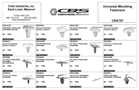 UNIVERSAL MOULDING FASTENERS