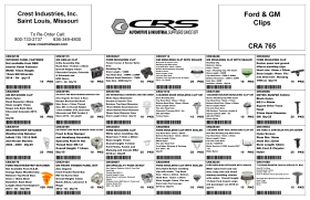 FORD & GM CLIPS