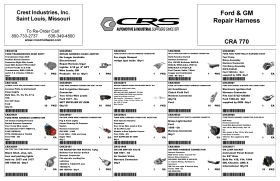 FORD AND GM REPAIR HARNESSES
