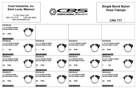 SINGLE BOND NYLON HOSE CLAMPS