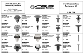 FORD TRANSIT VAN FASTENERS #1