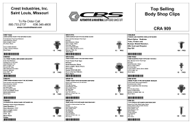 BODY SHOP CLIPS  ASSORTMENTS