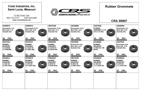 RUBBER GROMMET ASST.