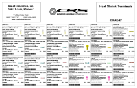 24 HOLE HEAT SHRINK TERMINAL ASSOR