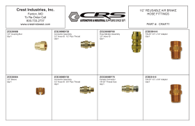 1/2 REUSEABLE AIR BRAKE HOSE FITTINGS