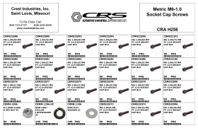 METRIC M6-1.0 SOCKET CAP SCREWS BLK