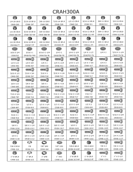 GRADE 8 USS HARDWARE 112 HOLE BIN PART A