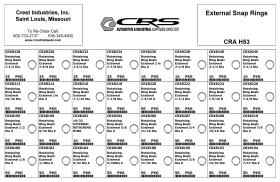 EXTERNAL RETAINING RINGS ASSORTMENT