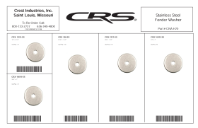 18-8 STAINLESS STEEL FENDER WASHERS