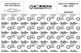 O-RINGS ASSORTMENT