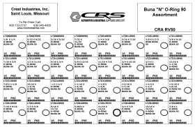 O-RINGS DURO 90 BUNA N