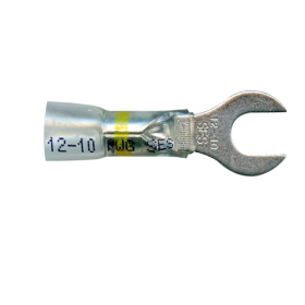 12-10 OPTI-SEAL CRIMP SPADE 1/4 STUD HS