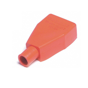 STAIGHT CLAMP TERMINAL PROTECTORS RED