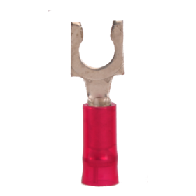 22-18 RED NYLON LOCKING SPADE #10 STUD