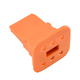 DT WEDGE LOCK 6 PLUG HOUSING ORANGE