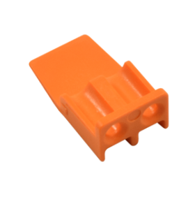 DTP WEDGE LOCK 2 PLUG HOUSING ORANGE