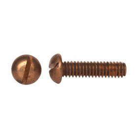 10-24X3/4 SLOTTED ROUND MS BRONZE