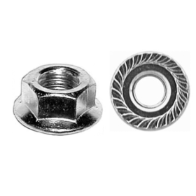 8-1.25MM SERR FLANGE HEX NUT BLK