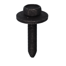 6-1.0X30MM HEX WASH SEMS SCR-BL