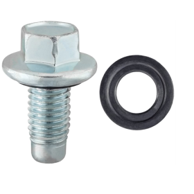 GM OIL DRAIN PLUG WITH RUBBER GASKET
