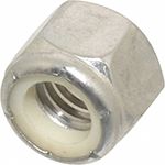 3/8-16 WAXED SS NYLON LOCKNUT 18-8