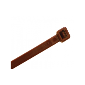 4 INCH BROWN MINIATURE CABLE TIE 18 LB
