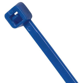 4 INCH BLUE MINIATURE CABLE TIE 18 LB