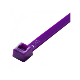 4 INCH PURPLE MINIATURE CABLE TIE 18 LB