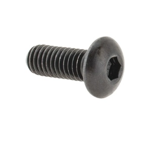 1/4-20X7/8 FT USS BUTTON SOCKET CAP BLK