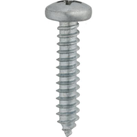 10 X 1 PHILLIPS PAN HEAD TAP SCREW ZINC