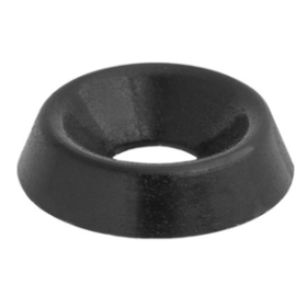 #10 NYLON FINISHING WASHER BLACK