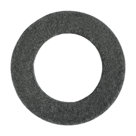 BLACK FIBRE OIL DRAIN GASKET 1/2 IN DIA