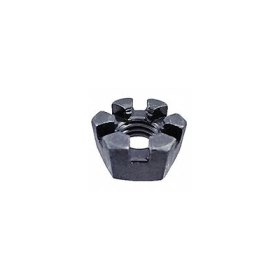 7/8-14 SLOTTED HEX JAM NUT PLAIN FINISH