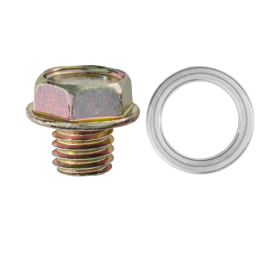 OIL & TRANSMISSION DRAIN PLUG W/ GASKET