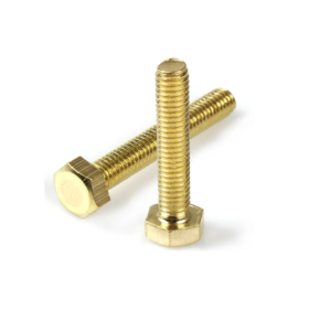 1/4-20X1-1/4 HEX CAP BRASS