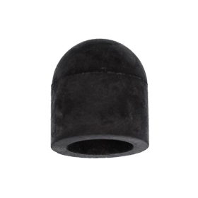 Rubber Vacuum Cap Black For 1/2 Dia.