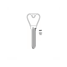FORD ASPIRE KEY BLANK H70